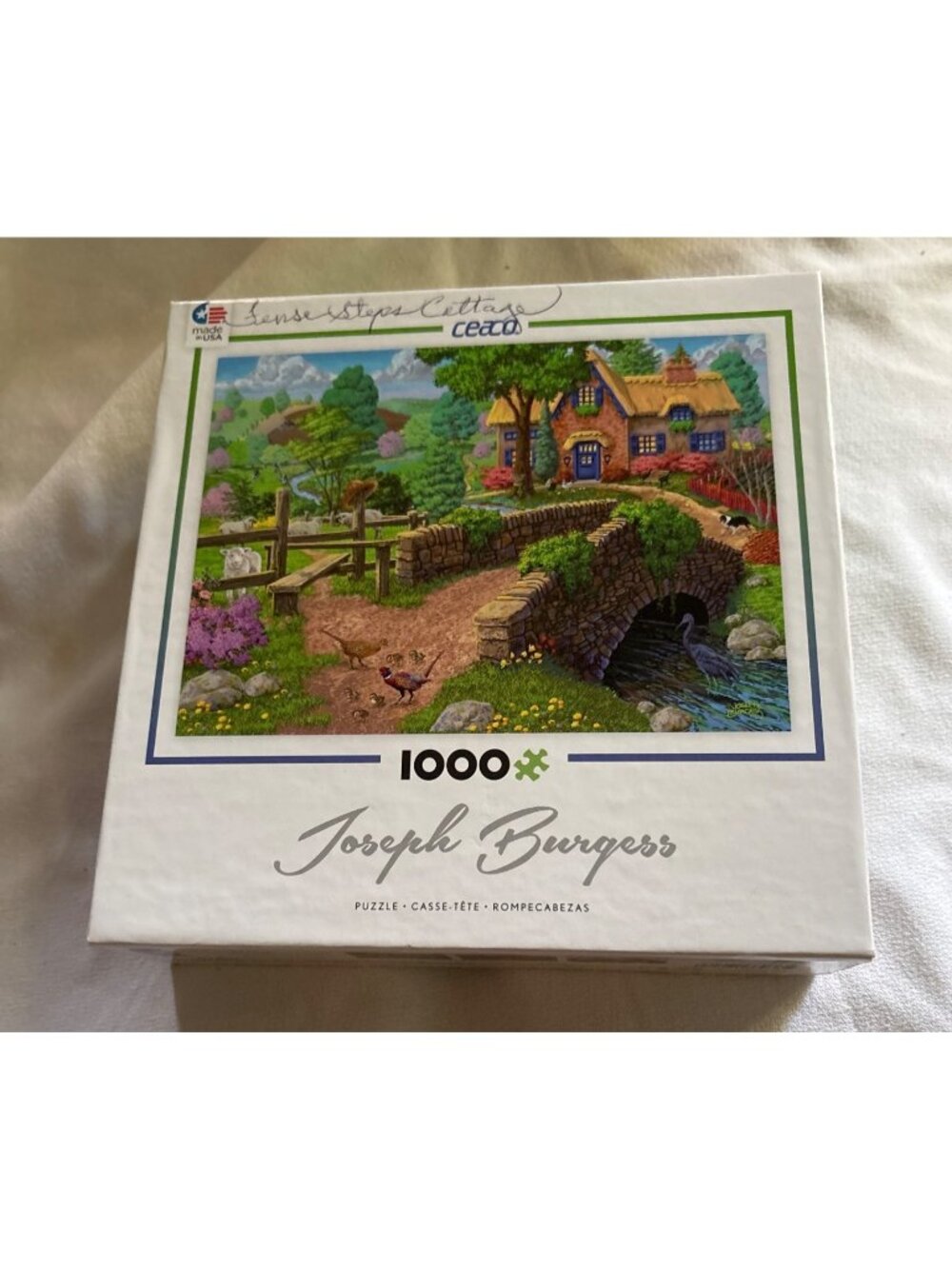 Fence Steps Cottage 1000-Piece Jigsaw Puzzle By Ceaco - Joseph Burgess Art